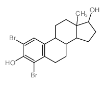 cas no 19590-55-7 is Estra-1,3,5(10)-triene-3,17-diol,2,4-dibromo-, (17b)-(9CI)