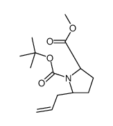 cas no 195964-65-9 is (2S)-5-Allyl-1,2-pyrrolidinedicarboxylic acid 1-(tert-butyl) 2-methyl ester