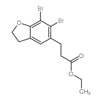 cas no 196597-75-8 is Ethyl 3-(6,7-Dibromo-2,3-dihydro-1-benzofuran-5-yl)propanoate