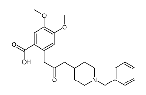 cas no 197010-25-6 is 2-(3-(1-Benzylpiperidin-4-yl)-2-oxopropyl)-4,5-dimethoxybenzoic Acid