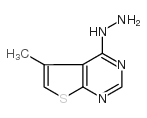 cas no 19786-56-2 is 4-hydrazino-5-methylthieno[2,3-d]pyrimidine