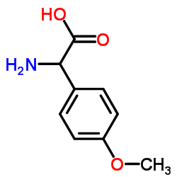 cas no 19789-59-4 is 2-amino-2-(4-methoxyphenyl)acetic acid