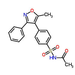 cas no 198471-06-6 is N-[[4-[5-methyl-3-phenylisoxazol-4-yl]phenyl]sulfonyl]acetamide
