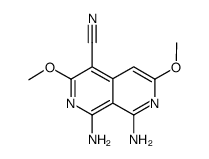 cas no 19858-61-8 is 1,8-diamino-3,6-dimethoxy-2,7-naphthyridine-4-carbonitrile