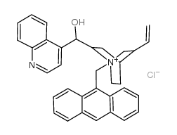 cas no 199588-80-2 is [1-(anthracen-9-ylmethyl)-5-ethenyl-1-azoniabicyclo[2.2.2]octan-2-yl]-quinolin-4-ylmethanol,chloride