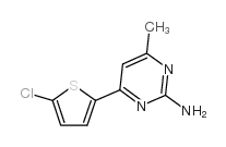 cas no 199864-44-3 is 4-(5-CHLORO-2-THIENYL)-6-METHYL-2-PYRIMIDINAMINE