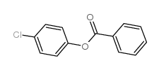 cas no 2005-08-5 is 4-chlorophenyl benzoate