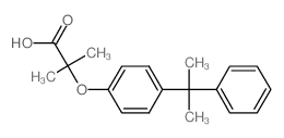 cas no 2012-73-9 is 2-methyl-2-[4-(2-phenylpropan-2-yl)phenoxy]propanoic acid