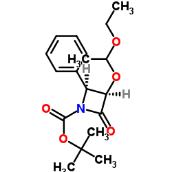 cas no 201856-57-7 is (3R,4S)-tert-Butyl 3-(1-ethoxyethoxy)-2-oxo-4-phenylazetidine-1-carboxylate