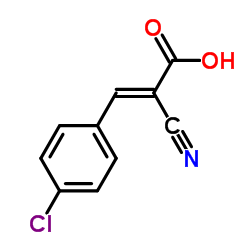 cas no 20374-46-3 is Cinnamic acid, p-chloro-&alpha;-cyano-