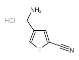 cas no 203792-25-0 is 4-(Aminomethyl)thiophene-2-carbonitrile hydrochloride