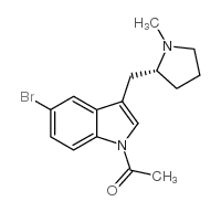 cas no 205369-12-6 is 1-[5-bromo-3-[[(2R)-1-methylpyrrolidin-2-yl]methyl]indol-1-yl]ethanone