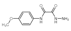 cas no 20580-47-6 is 2-HYDRAZINO-N-(4-METHOXYPHENYL)-2-OXOACETAMIDE