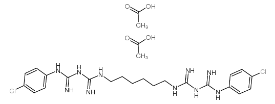 cas no 206986-79-0 is Chlorhexidine acetate hydrate