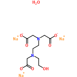 cas no 207386-87-6 is n-(2-hydroxyethyl)ethylenediaminetriacetic acid, trisodium salt hydrate, 85