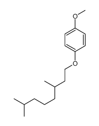 cas no 209347-80-8 is 1-METHOXY-4-(3' 7'-(DIMETHYLOCTYL)OXY)B&