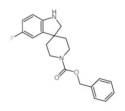 cas no 209348-85-6 is BENZYL 5-FLUOROSPIRO[INDOLINE-3,4'-PIPERIDINE]-1'-CARBOXYLATE