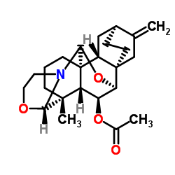 cas no 21040-64-2 is 6&beta;-Acetoxy-15,23-dideoxy-19,23-epoxyajaconine