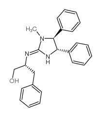 cas no 210468-90-9 is (4S,5S)-1,3-DIMETHYL-4,5-DIPHENYL-2-[(R)-1-BENZYL-2-HYDROXYETHYLIMINO]IMIDAZOLIDINE