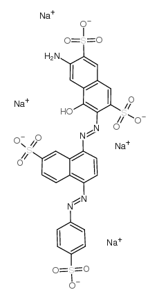 cas no 2118-39-0 is tetrasodium,(3E)-6-amino-4-oxo-3-[[7-sulfinato-4-[(4-sulfonatophenyl)diazenyl]naphthalen-1-yl]hydrazinylidene]naphthalene-2,7-disulfonate