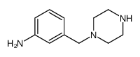 cas no 212392-51-3 is Benzenamine, 3-(1-piperazinylmethyl)- (9CI)