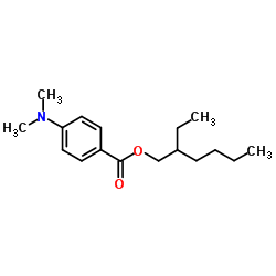 cas no 21245-02-3 is 2-Ethylhexyl 4-dimethylaminobenzoate