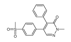 cas no 213763-80-5 is 2-methyl-5-(4-methylsulfonylphenyl)-4-phenylpyridazin-3-one
