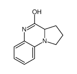 cas no 214143-79-0 is Pyrrolo[1,2-a]quinoxalin-4(5H)-one, 1,2,3,3a-tetrahydro-, (3aR)- (9CI)