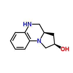 cas no 214143-86-9 is Pyrrolo[1,2-a]quinoxalin-2-ol,1,2,3,3a,4,5-hexahydro-,(2R,3aR)- (9CI)