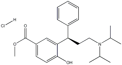 cas no 214600-45-0 is 3-[(1R)-3-[Bis(1-methylethyl)amino]-1-phenylpropyl]-4-hydroxy-benzoic acid methyl ester hydrochloride (1:1)