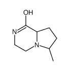 cas no 21550-80-1 is Pyrrolo[1,2-a]pyrazin-1(2H)-one, hexahydro-6-methyl- (8CI)