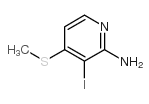 cas no 215526-99-1 is 2-Amino-3-iodo-4-(methylthio)pyridine