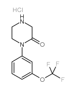 cas no 215649-79-9 is 1-(3-(TRIFLUOROMETHOXY)PHENYL) PIPERAZIN-2-ONE HYDROCHLORIDE