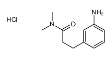 cas no 215949-67-0 is 3-(3-aminophenyl)-N,N-dimethylpropanamide(SALTDATA: 2HCl)