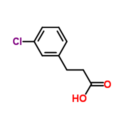 cas no 21640-48-2 is 3-(3-Chlorophenyl)propanoic acid