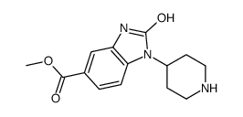 cas no 219325-18-5 is METHYL 2-OXO-1-(PIPERIDIN-4-YL)-2,3-DIHYDRO-1H-BENZO[D]IMIDAZOLE-5-CARBOXYLATE