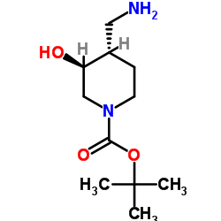 cas no 219975-84-5 is 3S,4S-4-aminomethyl-3-hydroxy-piperidine-1-carboxylic acid tert-butyl ester