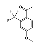 cas no 220141-75-3 is 1-(4-Methoxy-2-(trifluoromethyl)phenyl)ethanone