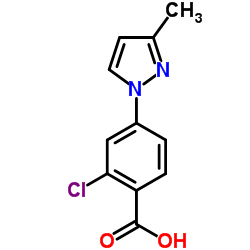 cas no 220461-68-7 is 2-CHLORO-4-(3-METHYL-1H-PYRAZOL-1-YL)-BENZENECARBOXYLIC ACID