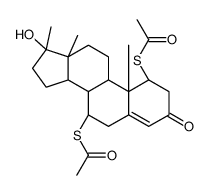 cas no 2205-73-4 is S-[(1S,7R,8S,9S,10R,13S,14S,17S)-1-acetylsulfanyl-17-hydroxy-10,13,17-trimethyl-3-oxo-2,6,7,8,9,11,12,14,15,16-decahydro-1H-cyclopenta[a]phenanthren-7-yl] ethanethioate