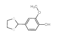 cas no 22068-62-8 is 4-(1,3-dithiolan-2-yl)-2-methoxyphenol
