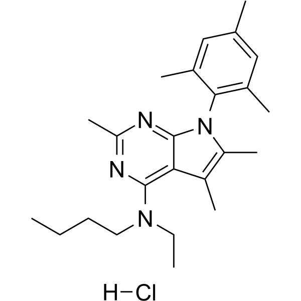 cas no 220953-69-5 is Antalarmin hydrochloride