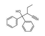 cas no 22101-20-8 is Benzenepropanenitrile, a-ethyl-b-hydroxy-b-phenyl-