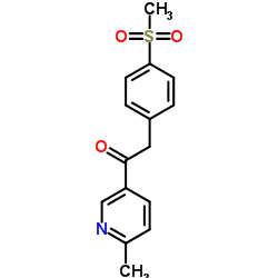 cas no 221615-75-4 is 1-(6-Methylpyridin-3-yl)-2-[4-(methylsulfonyl)phenyl]ethanone