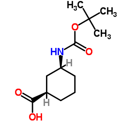 cas no 222530-39-4 is (1R,3S)-3-BOC-AMINO-CYCLOHEXANECARBOXYLIC ACID