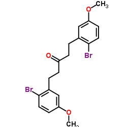 cas no 223137-71-1 is 1,5-Bis(2-bromo-5-methoxyphenyl)-3-pentanone