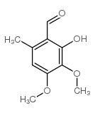 cas no 22383-86-4 is 2-hydroxy-3,4-dimethoxy-6-methylbenzaldehyde