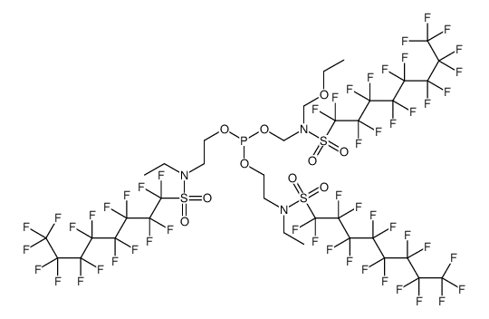 cas no 2250-98-8 is [ethoxymethyl(1,1,2,2,3,3,4,4,5,5,6,6,7,7,8,8,8-heptadecafluorooctylsulfonyl)amino]methyl bis[2-[ethyl(1,1,2,2,3,3,4,4,5,5,6,6,7,7,8,8,8-heptadecafluorooctylsulfonyl)amino]ethyl] phosphite