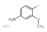cas no 22510-10-7 is 4-Fluoro-3-methoxyaniline, HCl