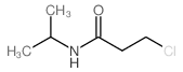 cas no 22813-48-5 is 3-CHLORO-N-ISOPROPYLPROPANAMIDE